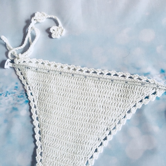 COPY - COPY - Roses appliqué  crochet bikini bottom - Picture 9 of 9